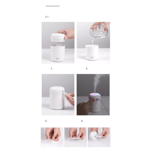 Portable Air Humidifier & Aroma Diffuser-5